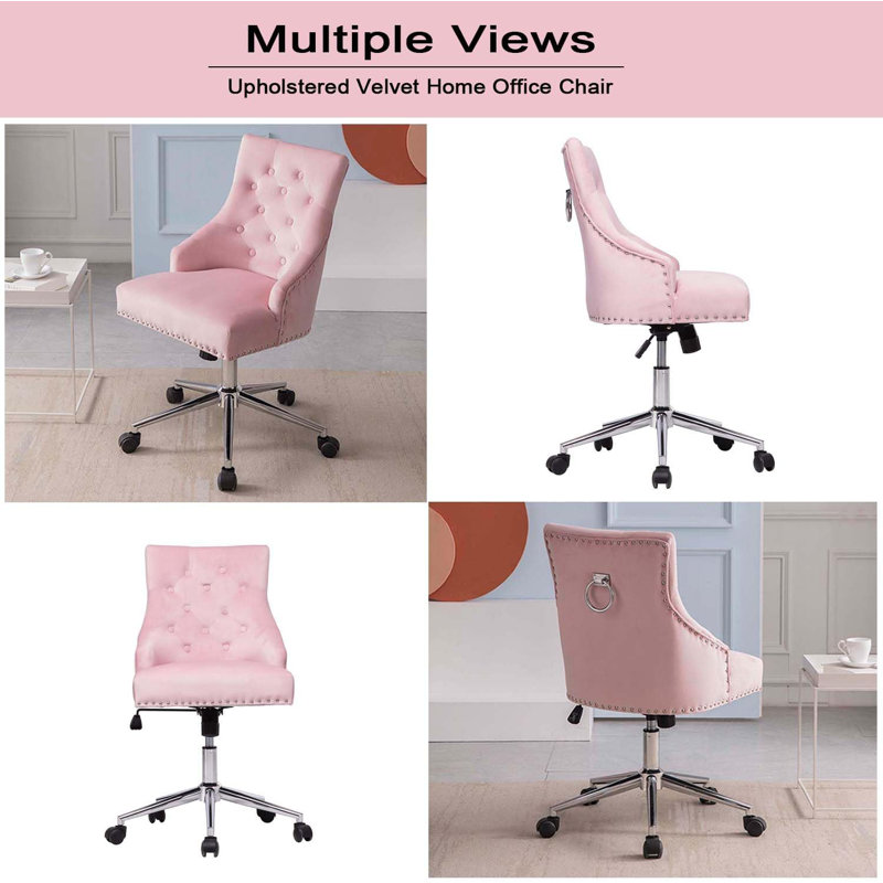 Rosdorf Park Velvet Task Chair & Reviews Wayfair